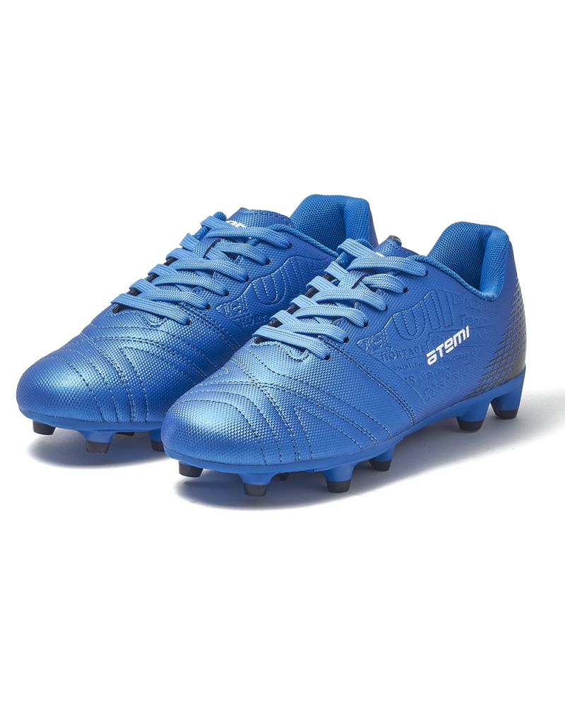 Бутсы футбольные Atemi, голубые, синтетическая кожа, р.46, SD550 MSR