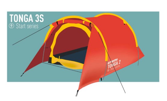Палатка туристическая Аtemi TONGA 3S