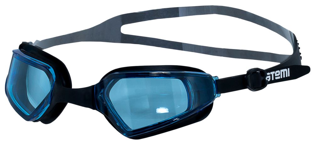 Очки для плавания Atemi, силикон (черн/гол), M901