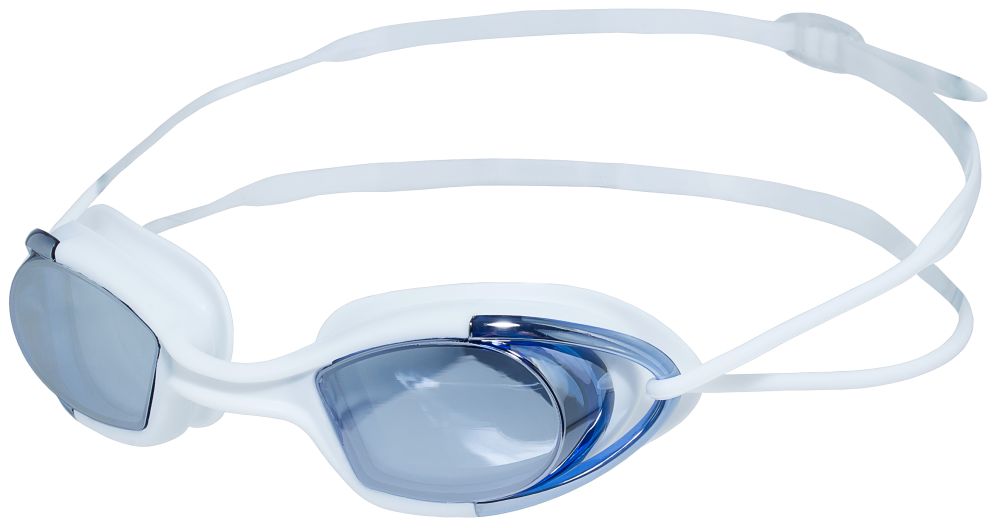 Очки для плавания Atemi, силикон (бел/син), N9102M