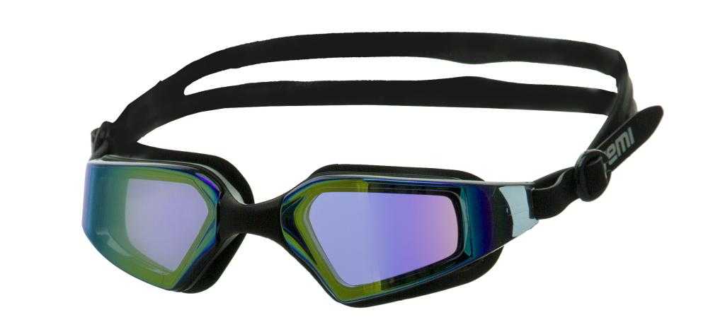 Очки для плавания Atemi, силикон (чёрн/син), N9900M
