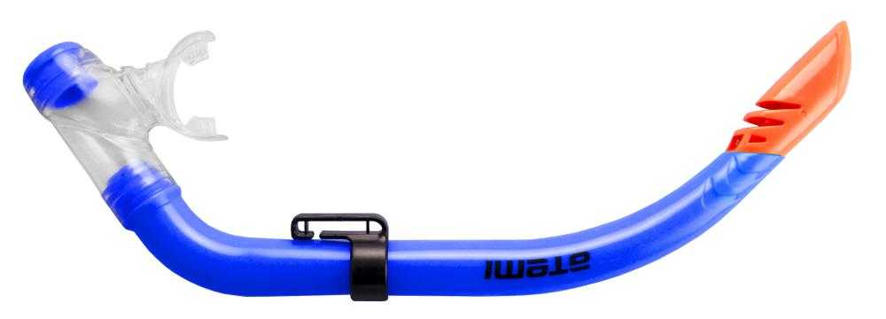 Трубка для плавания Atemi детская, синий, 512