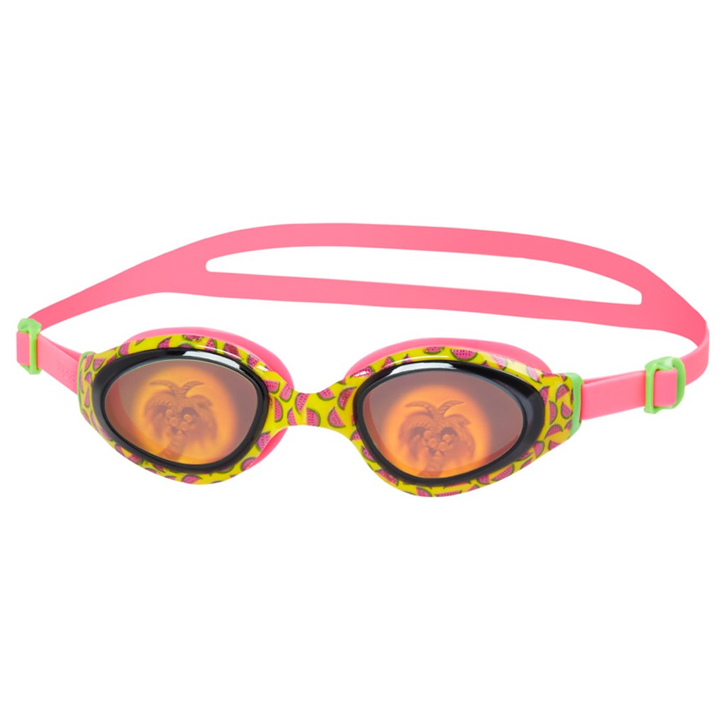 Очки для плавания детские SPEEDO Holowonder ((B574) желт/дым, one size)