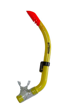 Трубка для плавания Atemi детская, жёлтый, 512