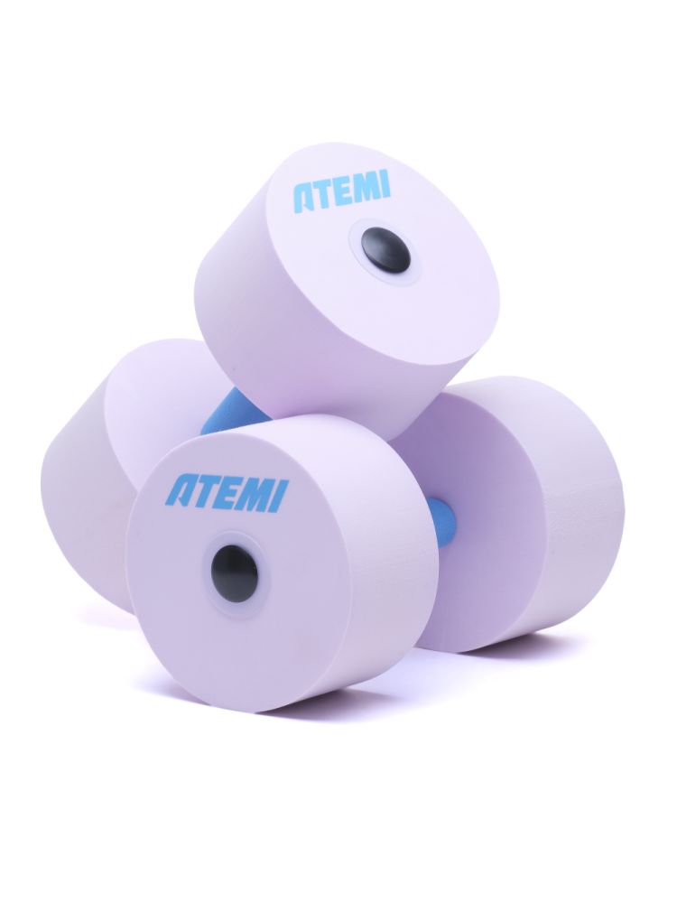 Гантели для аквааэробики Atemi Aqua Dumbbells , материал EVA, размер: 27*15 см.  Цвет: сиреневый, FA