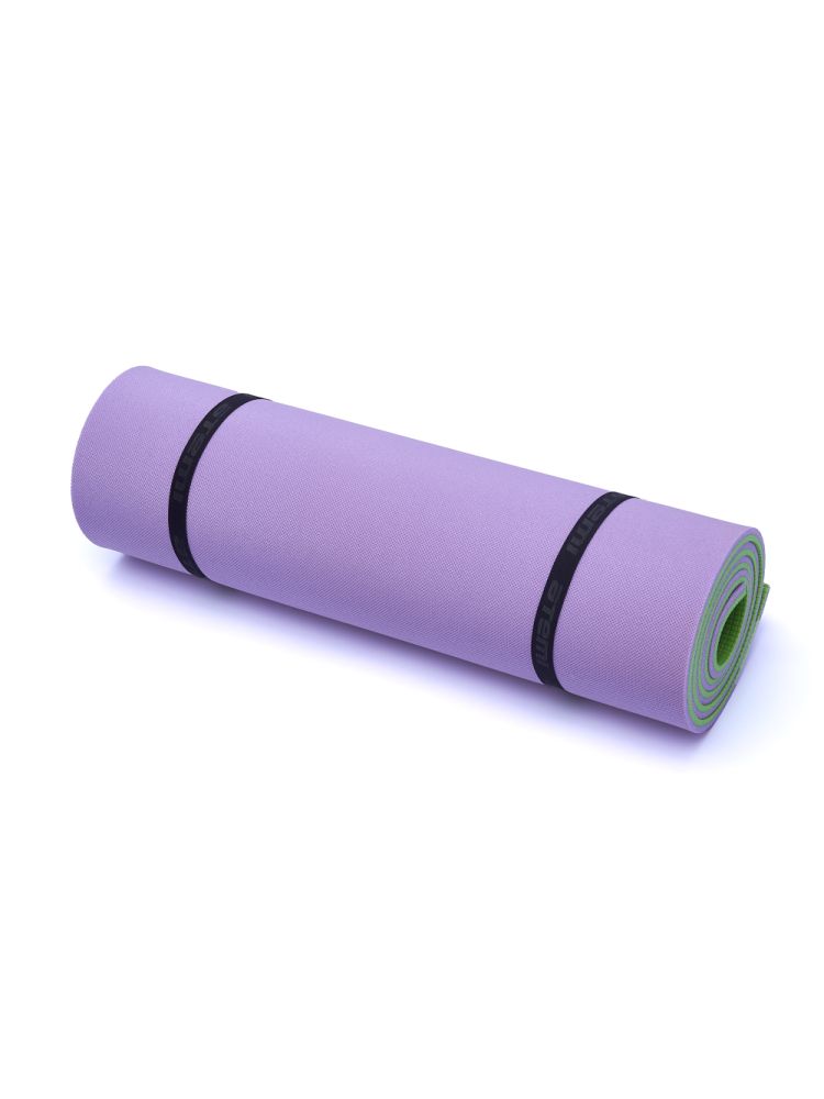 УЦ- Коврик туристический двухслойный Atemi 1800*600*12мм, зеленый/фиолетовый