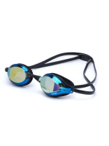 Очки для плавания Atemi Racing Spear, силикон , Цвет: Черный, TRS1BK