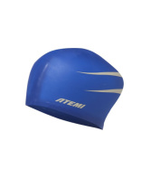 Шапочка для плавания Atemi long hair cap Shark teeth, силикон, Цвет: принт, TLH1ST
