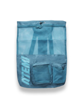 Мешок-сетка с карманами для инвентаря Atemi Multi pocket swim bag, цвет: Бирюзовый, , BSMPS1GR