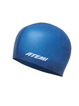Шапочка для плавания Atemi kids silicone cap Strong blue, силикон, Цвет: синий, KSC1BE