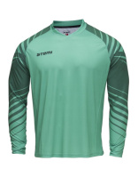 Футболка вратарская с длинным рукавом ATEMI, цв.мятный, арт. AGKL-001SS23-MNT
