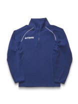 Толстовка тренировочная детская с короткой  молнией ATEMI, цв.т.синий, арт. AJKT-003JSS23-DNV
