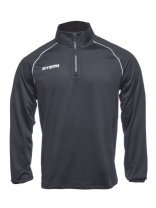 Толстовка тренировочная с короткой  молнией ATEMI, цв.черный, арт. AJKT-003SS23-BLK