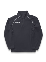 Толстовка тренировочная детская с короткой  молнией ATEMI, цв.черный, арт. AJKT-003JSS23-BLK